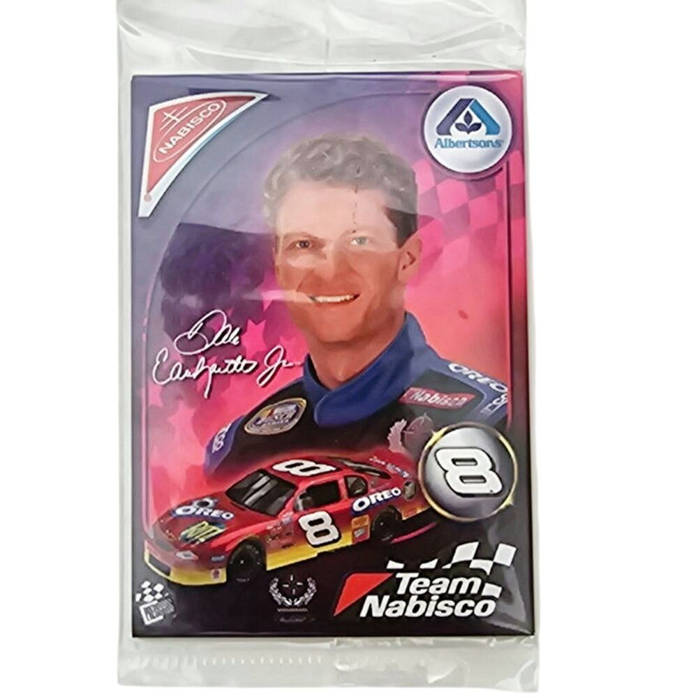 2002 Press Pass Team Nabisco Promo 5 
Card SEALED Pack Dale Earnhardt Jr